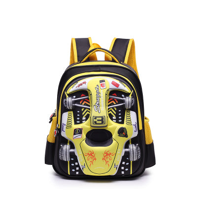 Cross-Border Children'S School Bag 3D Racing Elementary School Students Three-Dimensional Kindergarten Car Cartoon Backpack School Bag