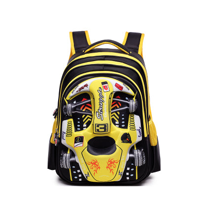 Cross-Border Children'S School Bag 3D Racing Elementary School Students Three-Dimensional Kindergarten Car Cartoon Backpack School Bag