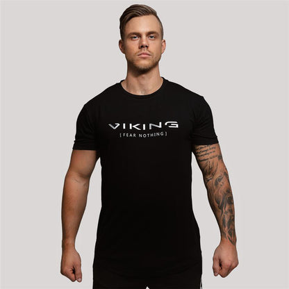 Summer New Casual Gym 3D Digital Printing Short-sleeved T-shirt