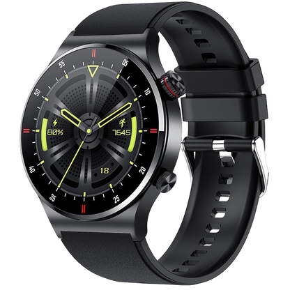 Bluetooth Calling QW33 Smart Watch ECG PPG Business Stainless Steel Strap Waterproof Men's Watch