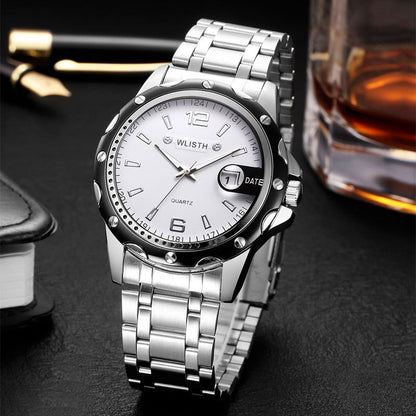 Waterproof Men's Calendar Business Quartz Watch