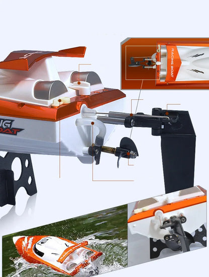 Feilun FT009 2.4G 4CH water cooling RC Boat Toy 35kM/H