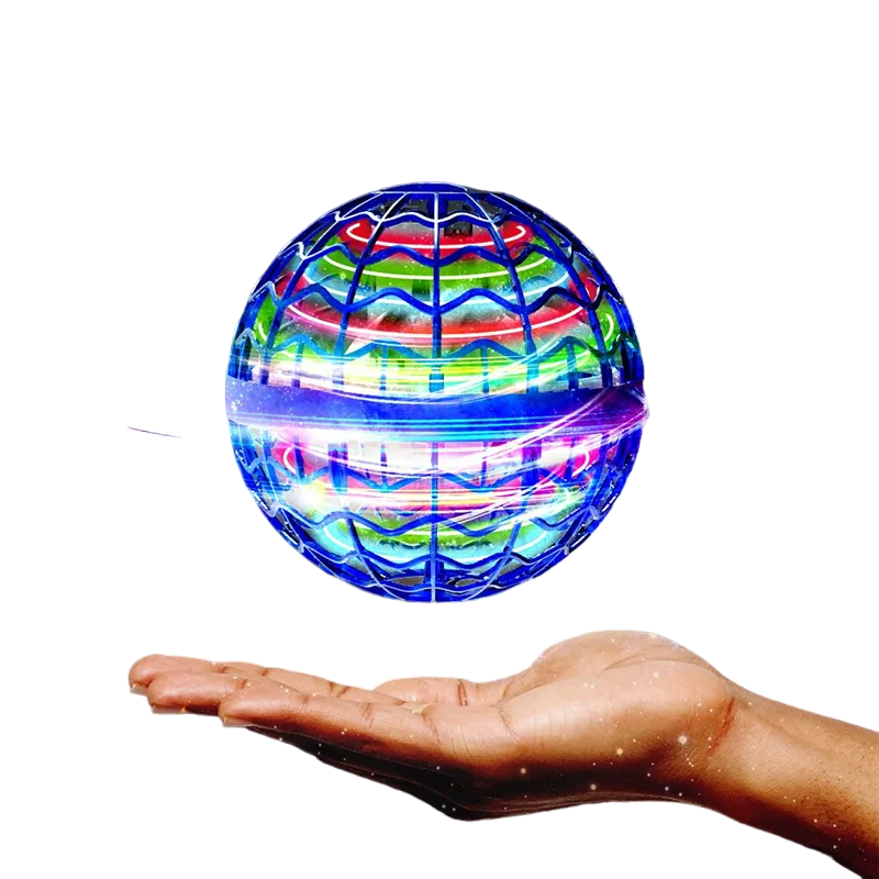 Original Fly Ball Spinner Magic Belt LED Light Drone Hover Ball Flying Boomerang Fingertip Toys Gifts for Kids Boys Girls