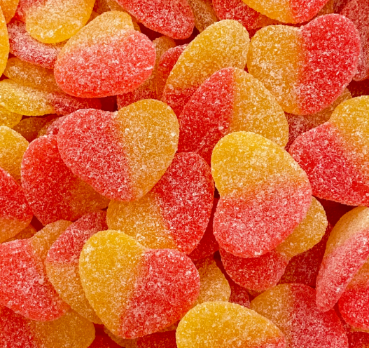 Trolli Sour Peach Hearts 100g