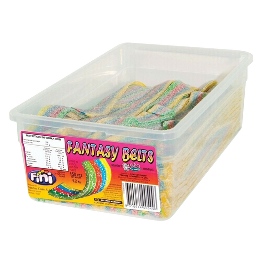 Fini Fantasy Belts Sour Rainbow 100g